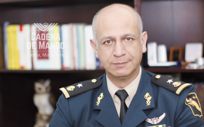 general de brigada de Justicia Militar, Alejandro Ramos Flores - Cadena de Mando