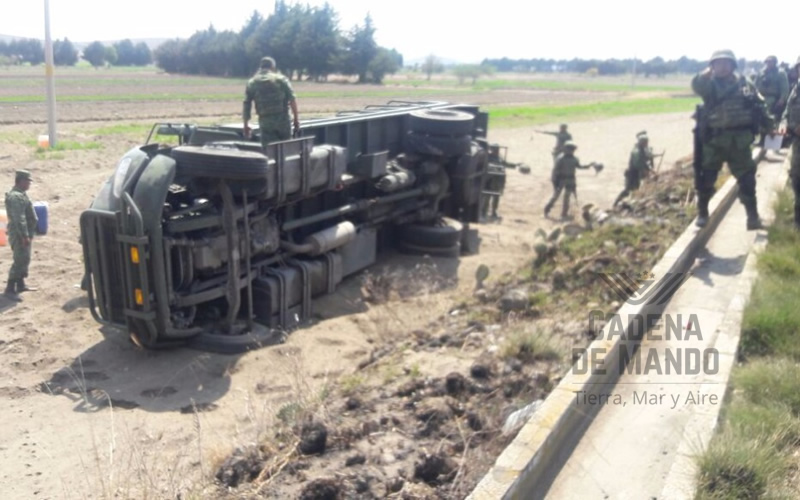 Disparan a militares en Puebla - Cadena de Mando