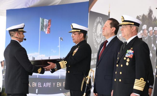 Semar realiza ceremonia de cambio de mandos en CDMX