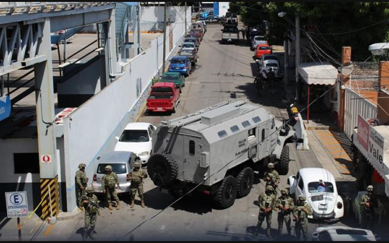 FUERZAS FEDERALES REALIZAN OPERATIVO EN LA SSP DE ACAPULCO