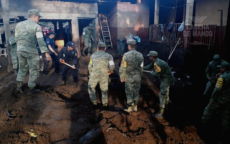 Ejército Mexicano e integrantes del Cuerpo de Caballería de Defensas Rurales continúan aplicando Plan DN-III-E - CADENA DE MANDO