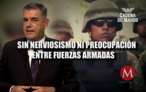 NO HAY PREOCUPACIÓN Y MUCHO MENOS NERVIOSISMO EN FUERZAS ARMADAS