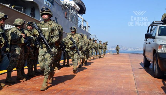 SEMAR RELEVA PERSONAL QUE DESARROLLA OPERACIONES DE SEGURIDAD INTERINSTITUCIONAL EN ACAPULCO, GUERRERO