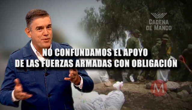 No confundamos el apoyo de las Fuerzas Armadas con obligación