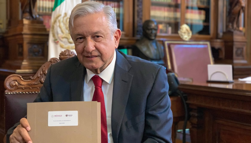 Plan Nacional de Desarrollo 2019 -2014 presentado por AMLO - Cadena de Mando