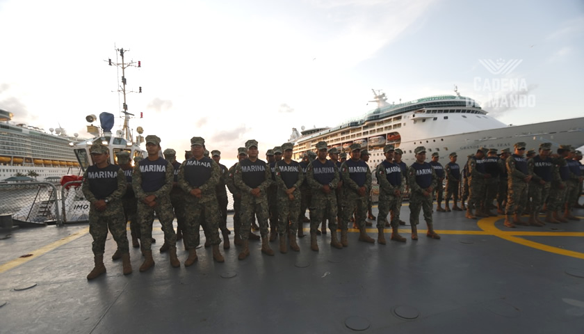 SEMAR arriba a las Bahamas para entrega de ayuda humanitaria por paso del Huracán “Dorian”