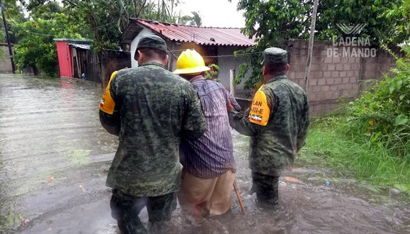 Se intensifica la tormenta tropical “Narda”, SEDENA aplica el Plan DN-III-E en diversos estados