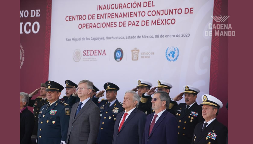 Inauguración del Centro de Entrenamiento Conjunto de Operaciones de Paz en México