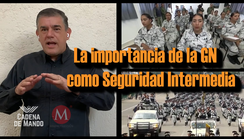 LA IMPORTANCIA DE LA GUARDIA NACIONAL COMO SEGURIDAD INTERMEDIA - CADENA DE MANDO