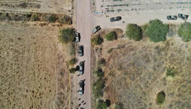 Ingresan más de mil elementos del Ejército Mexicano al Naranjo de Chila y San José de Chila, Michoacán