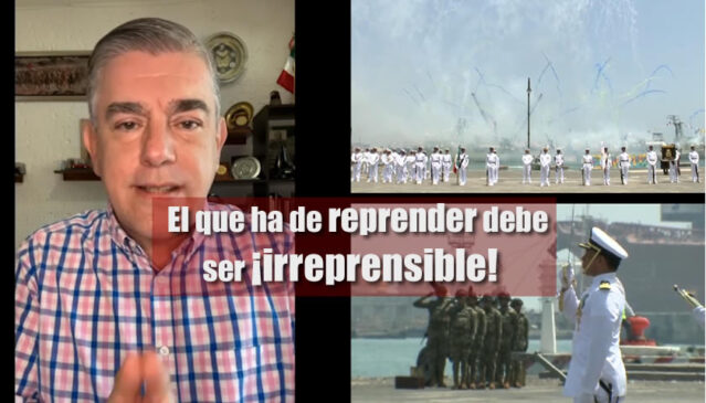 El que ha de reprender debe ser ¡irreprensible!