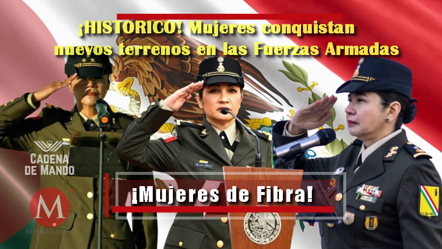 ¡Histórico! ¡Mujeres de Fibra! Ejército