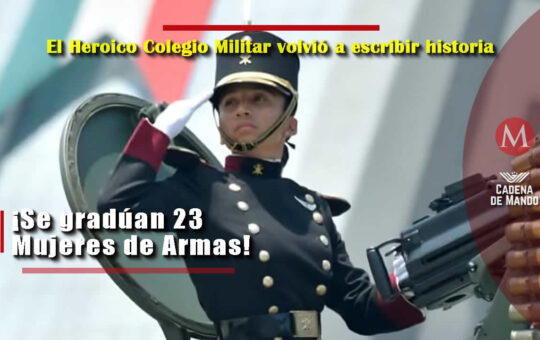 23 Mujeres de Armas se Gradúan del Heroico Colegio Militar