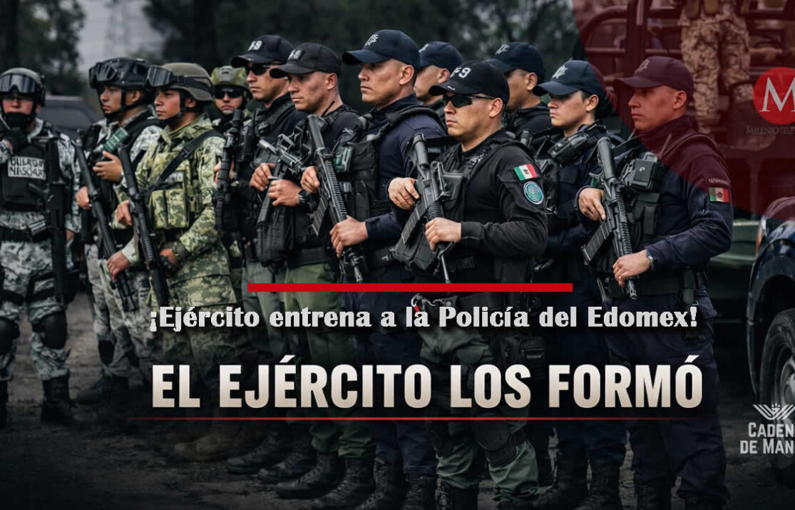 El Ejército entrena a la Policía del Edomex