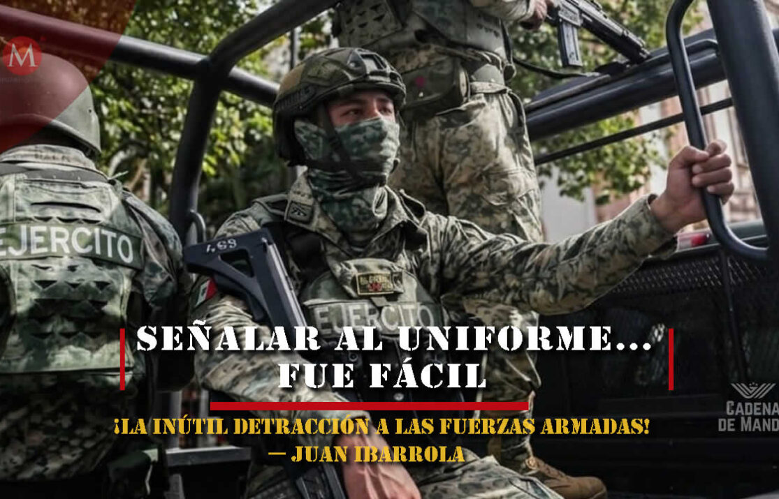 Detracción a las Fuerzas Armadas quién está detrás