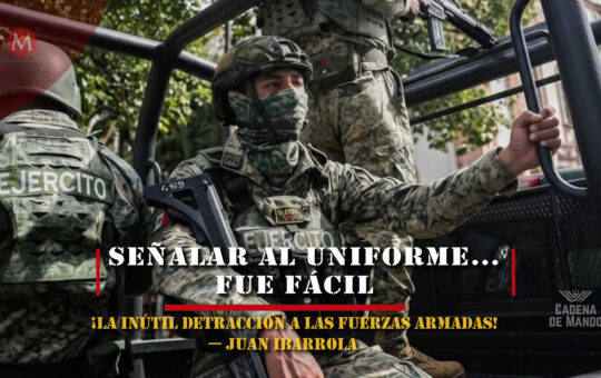 Detracción a las Fuerzas Armadas quién está detrás