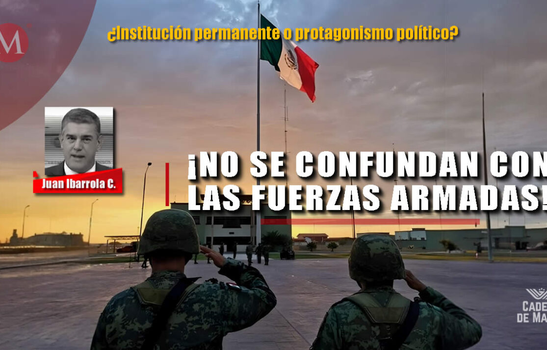 No se confundan con las Fuerzas Armadas
