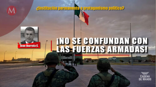 No se confundan con las Fuerzas Armadas: ¿El poder institucional, protagonismo político?