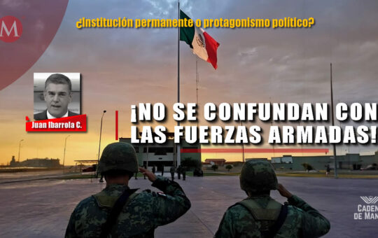 No se confundan con las Fuerzas Armadas