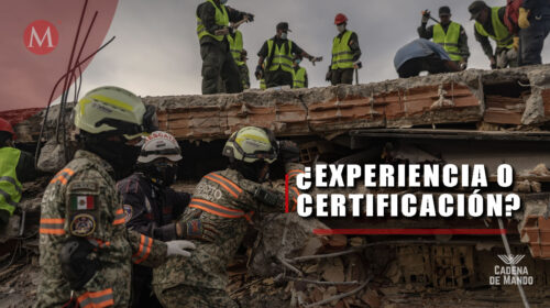 México, Colombia y los rescatistas: ¿certificación o experiencia?